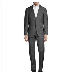NWT John Varvatos wool gray suit 46R
